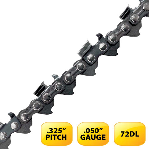 18" CHISEL CHAIN 325 X .050 72DL