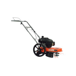 Walk-behind wheeled line trimmer