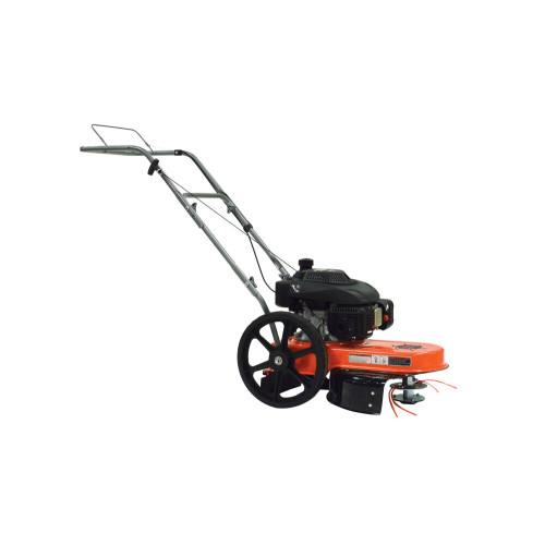 Walk-behind wheeled line trimmer