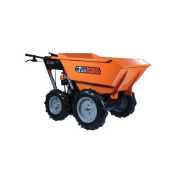 Motorized wheelbarrow W/Tow hitch & Bin extension