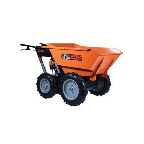 Motorized wheelbarrow W/Tow hitch & Bin extension