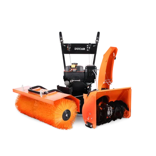 32″ Motorized brush and 22″ snow blower , 2 in 1, 212 cc