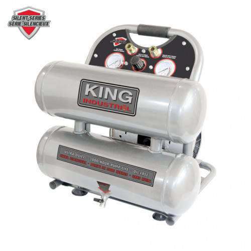 4.6 GALLON ULTRA QUIET OIL-FREE AIR COMPRESSOR