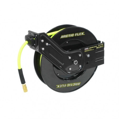 3/8" X 50' RETRACTABLE AIR HOSE REEL With HYBRID POLYMER air HOSE